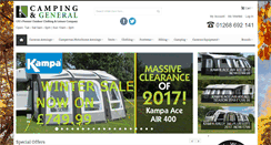Desktop Screenshot of campingandleisure.co.uk